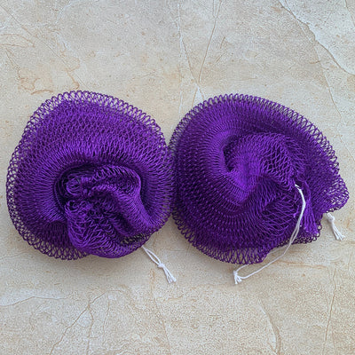 2 PCS Authentic African Exfoliating Bath Net Sponge