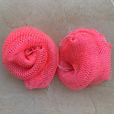 2 PCS Authentic African Exfoliating Bath Net Sponge