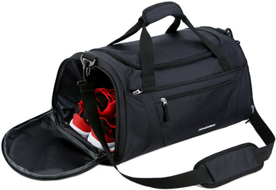 Mouteenoo Sac de sport 40L Sac de sport de voyage pour homme et femme avec compartiment à chaussures